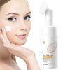 Rice Water Face Cleanser Rice Raw Pulp Foaming Facial Cleanser 120Ml Soothing Facial Cleanser with Brush Head Clear Face Wash